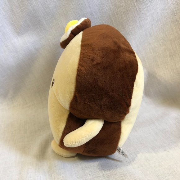 Toast With Egg Stuffed Kawaii Plush 9 in Japan Stuffie USA Seller New - Picture 2 of 5